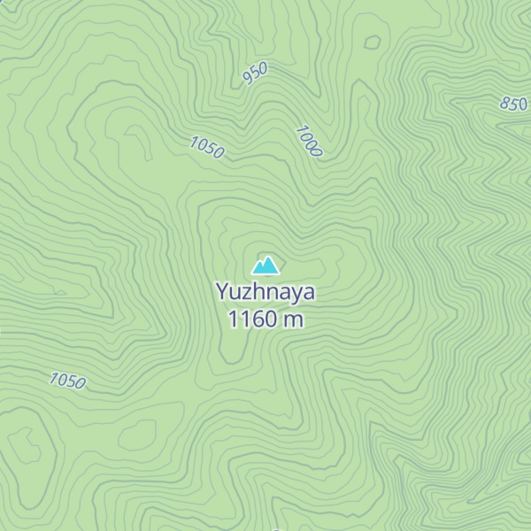 Map of Yuzhnaya
