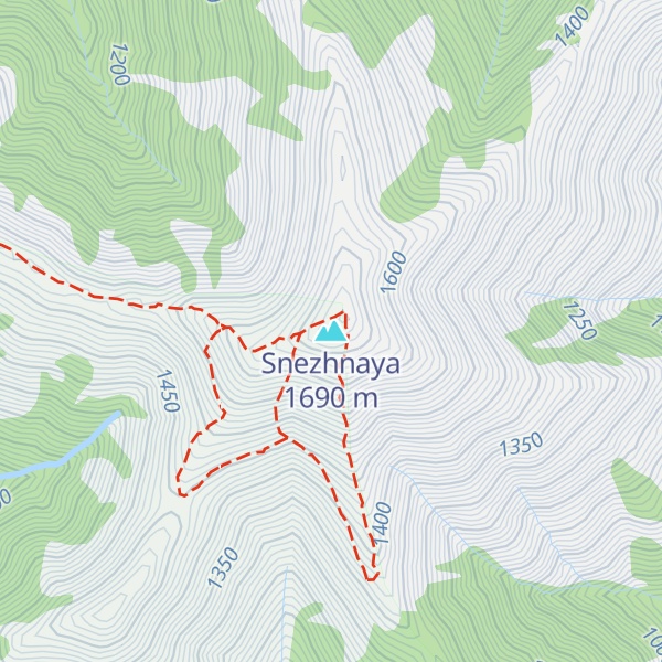Map of Snezhnaya