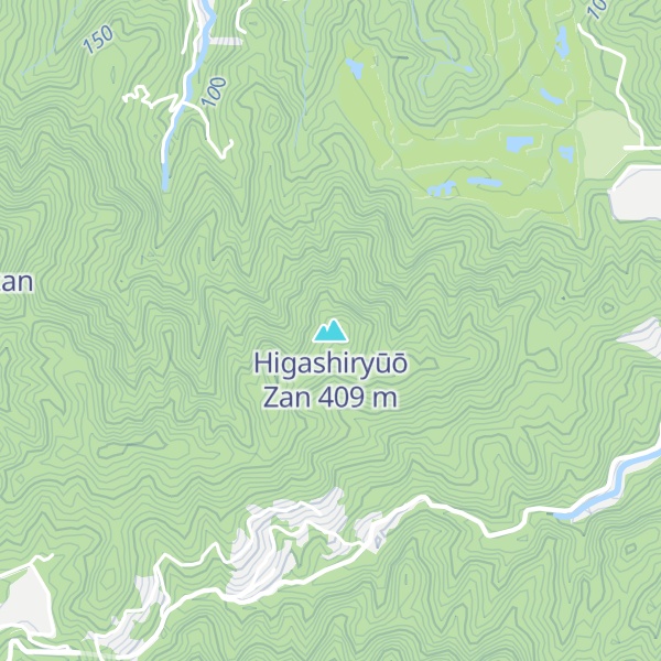 Map of Higashiryūō Zan