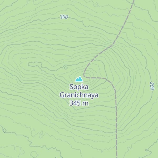 Map of Sopka Granichnaya