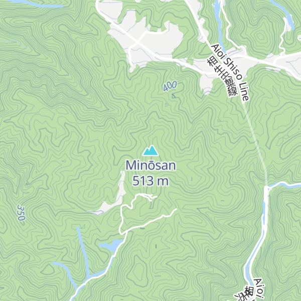 Map of Minōsan