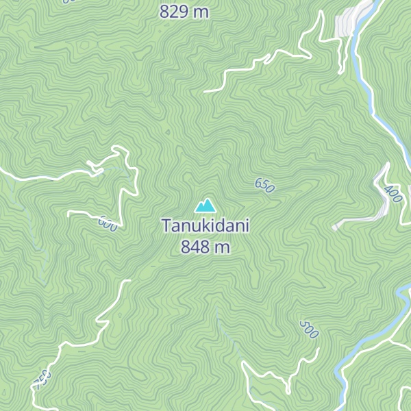 Map of Tanukidani