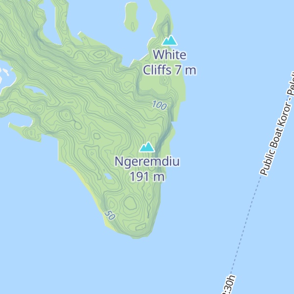 Map of Ngeremdiu