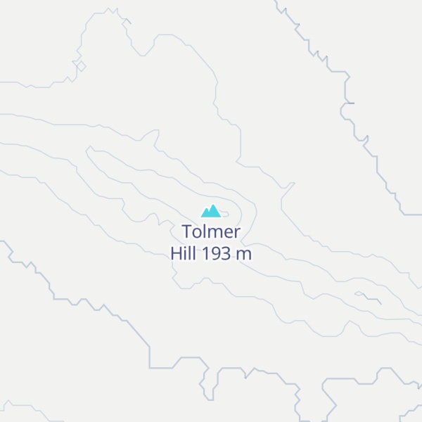 Map of Tolmer Hill