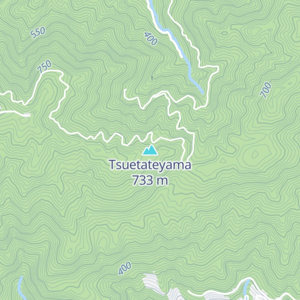 Map of Tsuetateyama