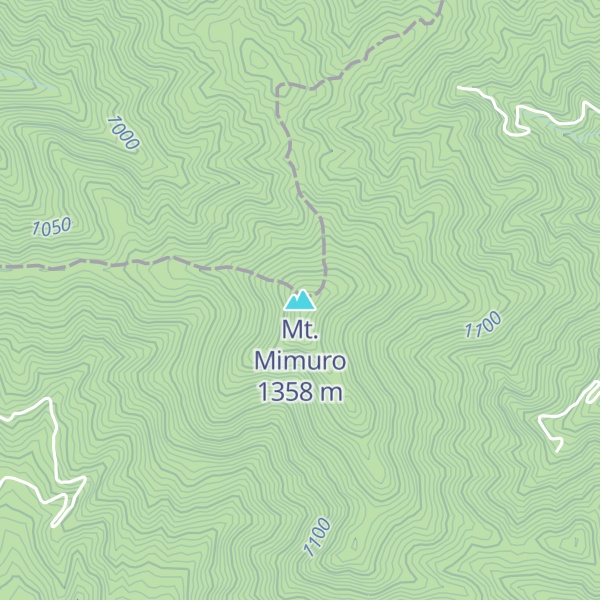 Map of Mt. Mimuro