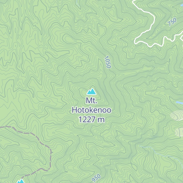 Map of Mt. Hotokenoo