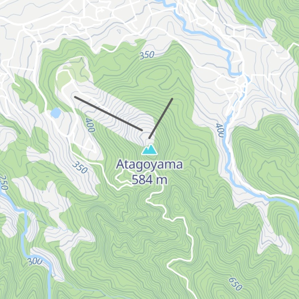 Map of Atagoyama