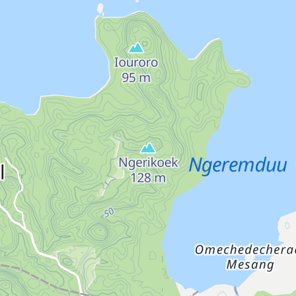 Map of Ngerikoek