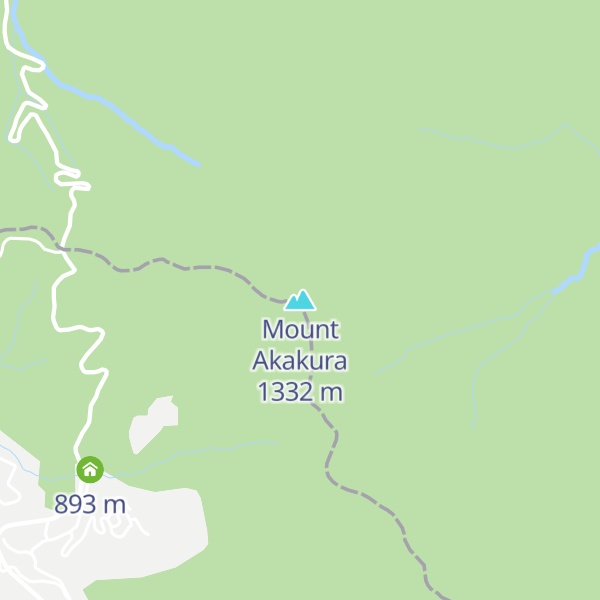 Map of Mount Akakura