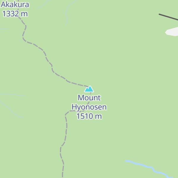 Map of Mount Hyonosen