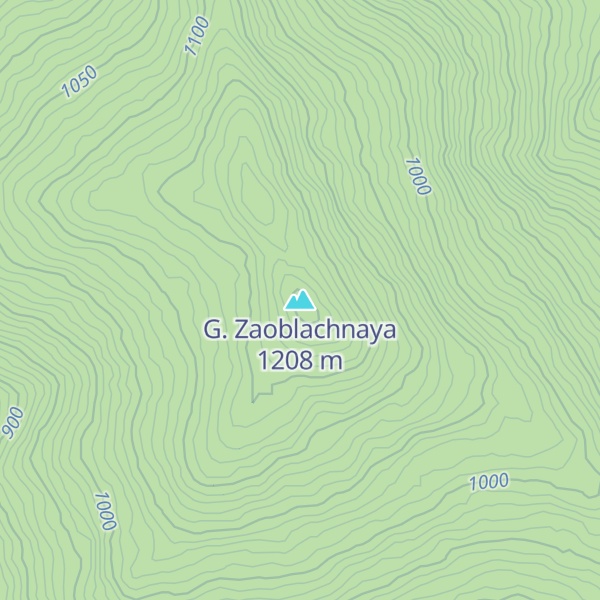 Map of G. Zaoblachnaya