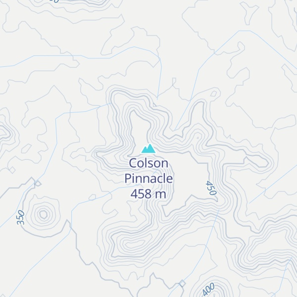 Map of Colson Pinnacle