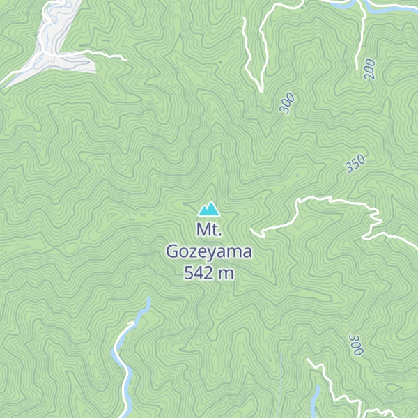Map of Mt. Gozeyama