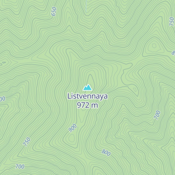 Map of Listvennaya