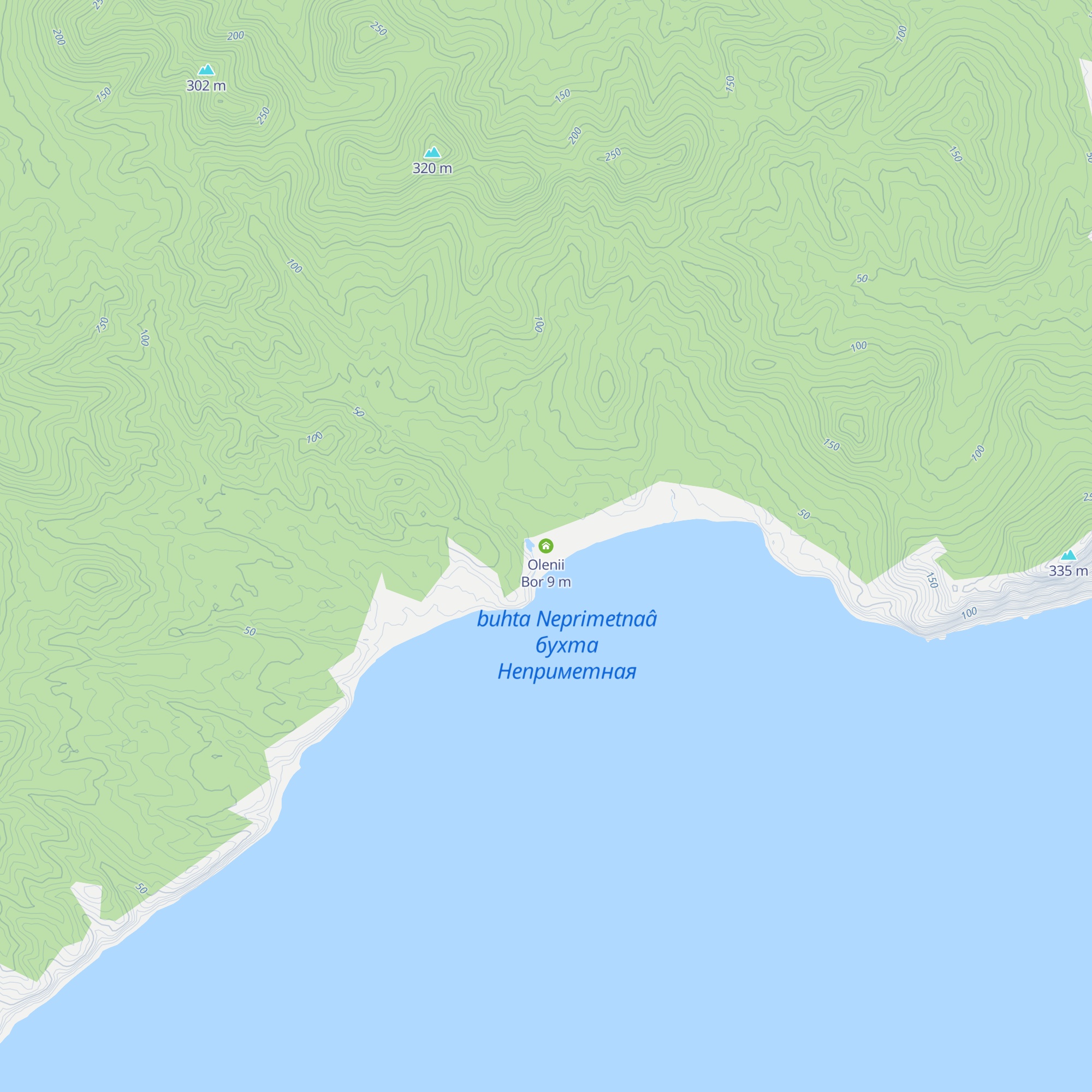 Olenii Bor map