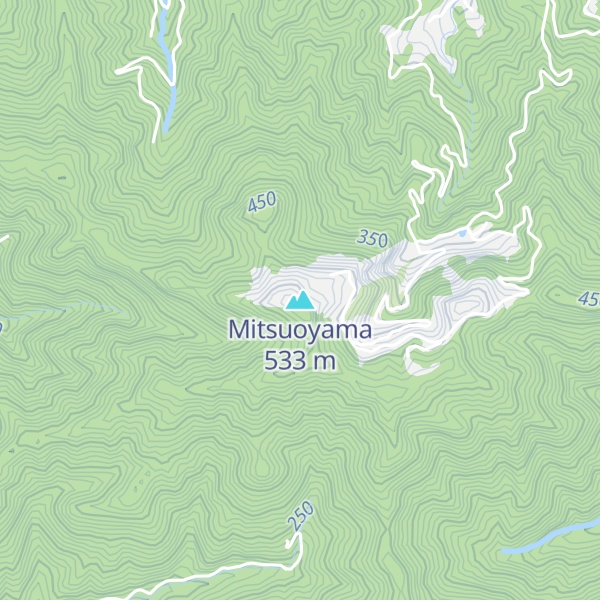 Map of Mitsuoyama