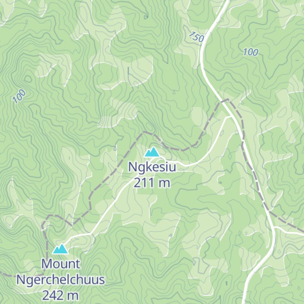 Map of Ngkesiu