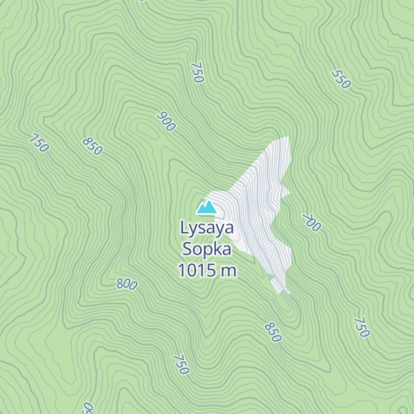 Map of Lysaya Sopka