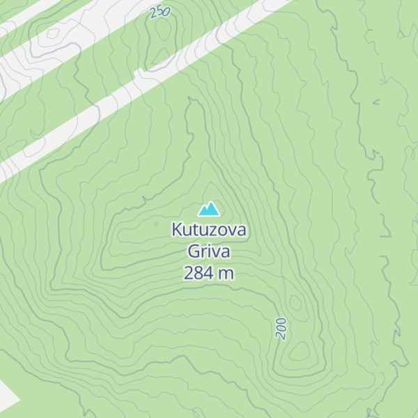 Map of Kutuzova Griva