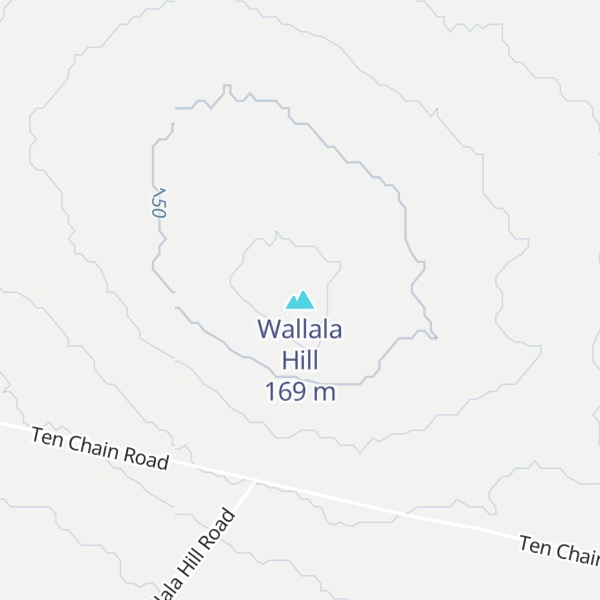 Map of Wallala Hill