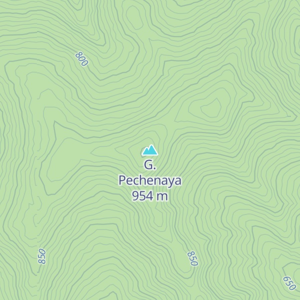 Map of G. Pechenaya