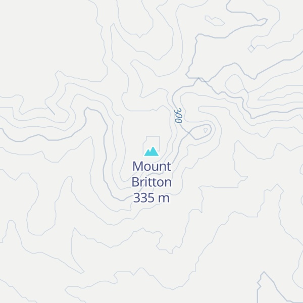 Map of Mount Britton