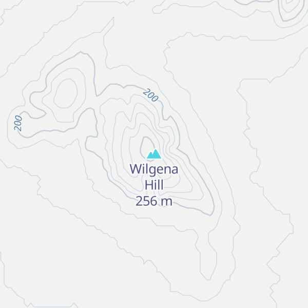 Map of Wilgena Hill