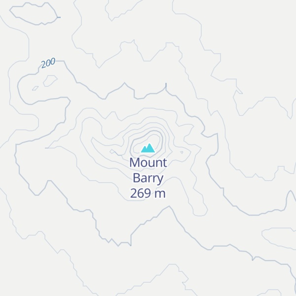 Map of Mount Barry