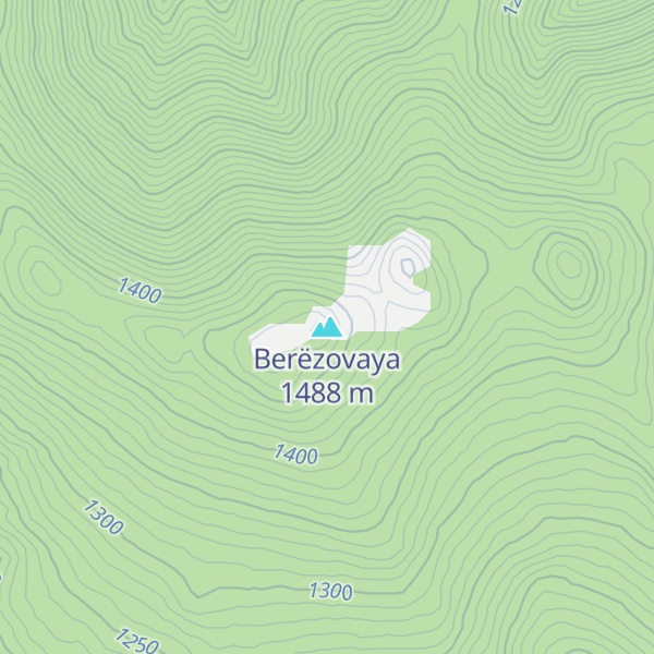 Map of Berëzovaya