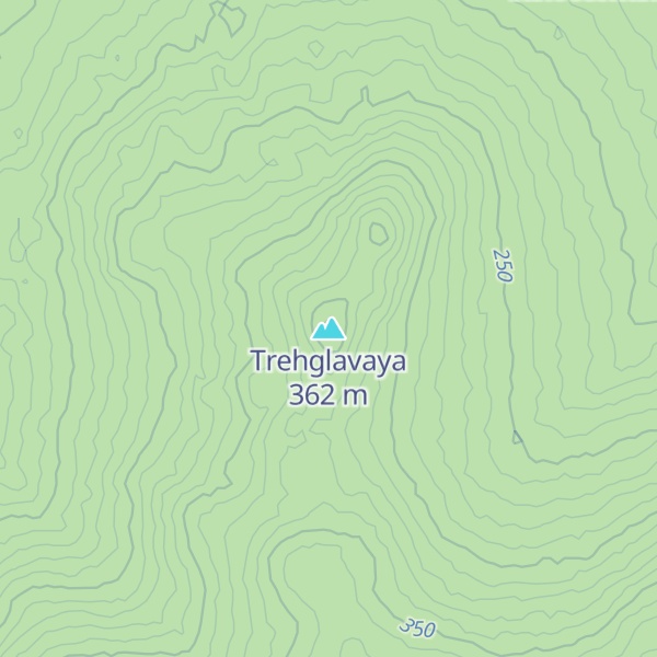 Map of Trehglavaya