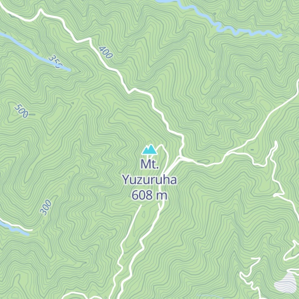 Map of Mt. Yuzuruha