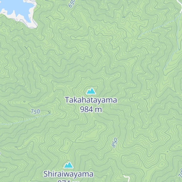 Map of Takahatayama