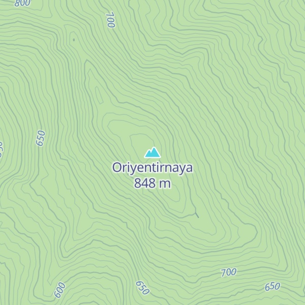 Map of Oriyentirnaya