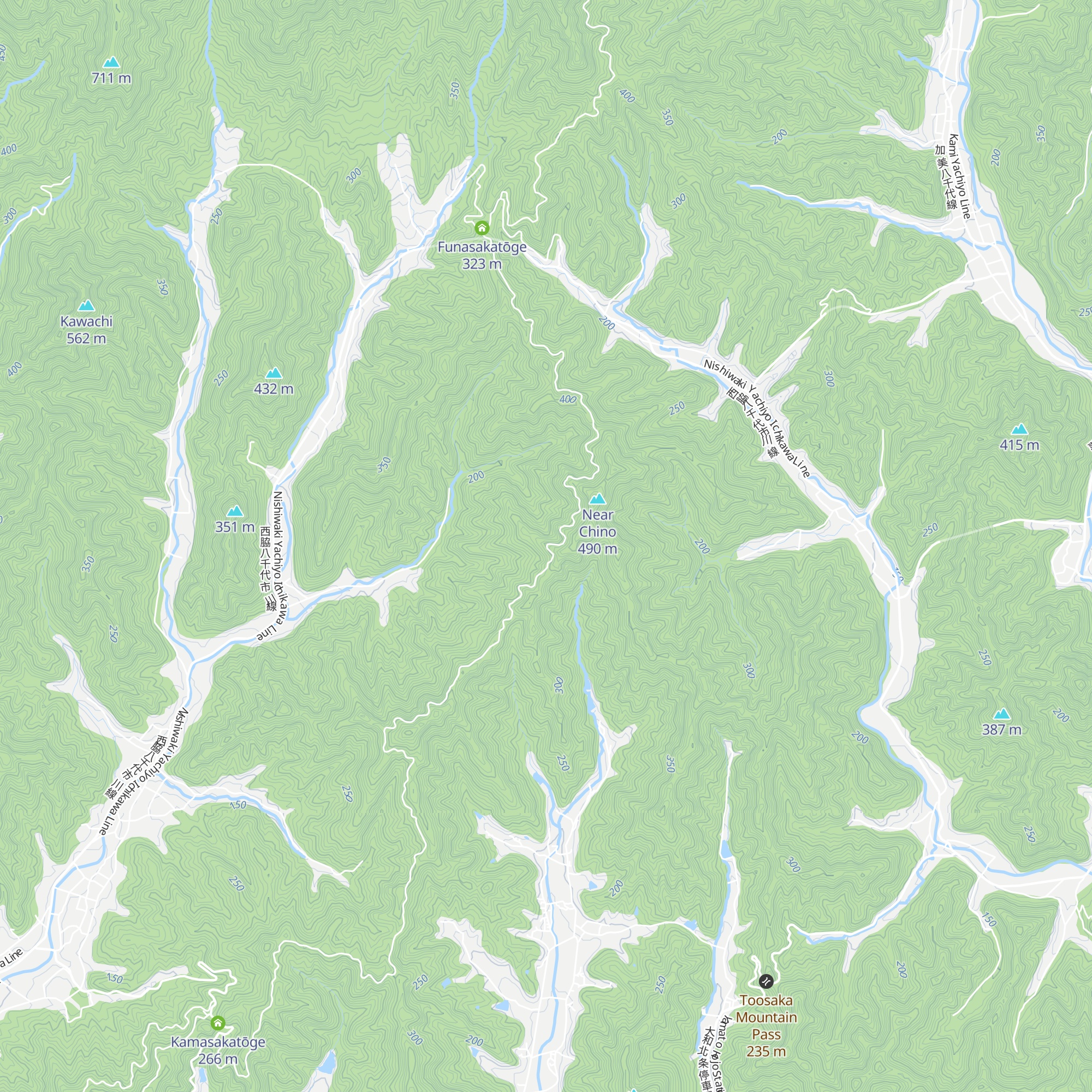 Kasagata Rindō Tembō Dai map