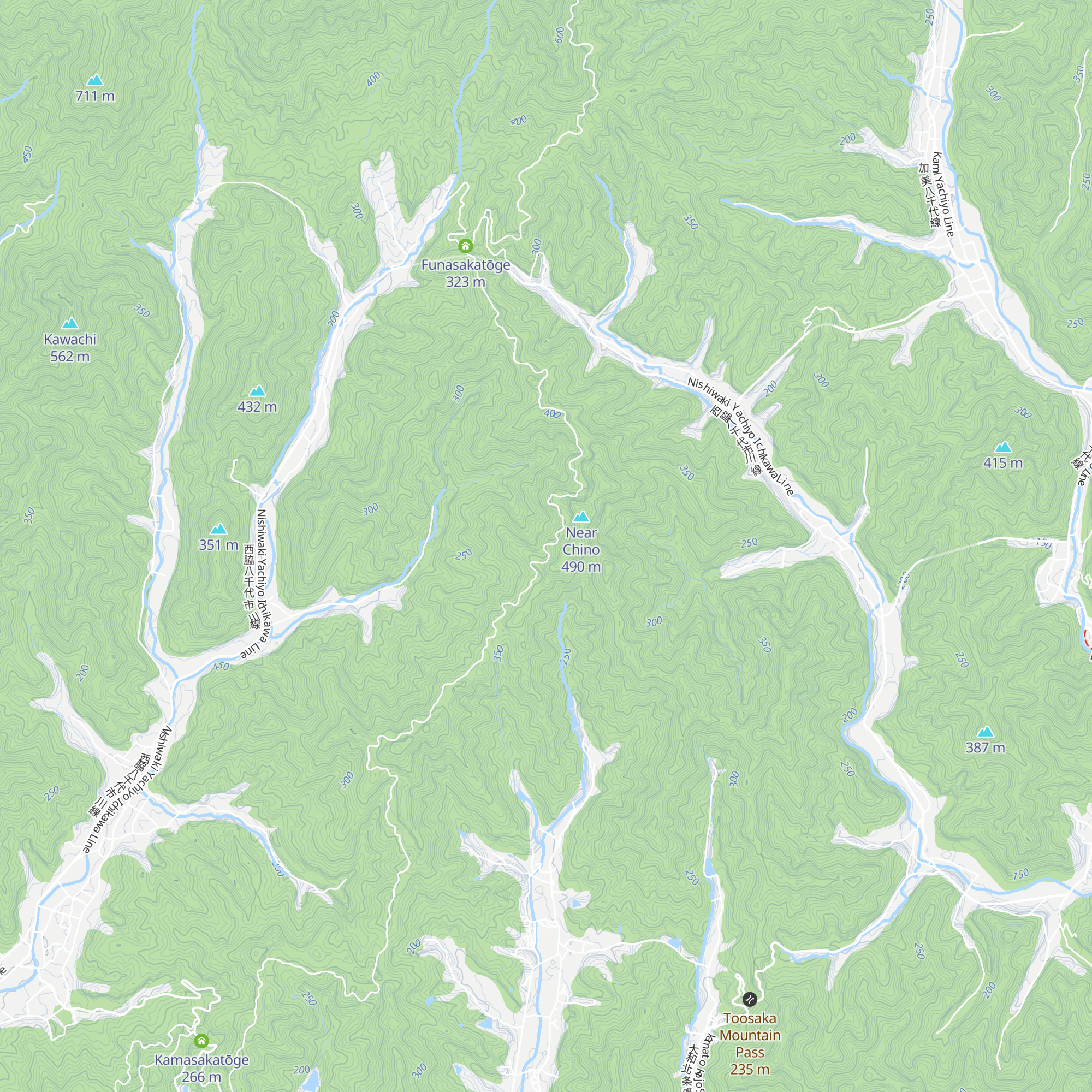Kasagata Rindō Tembō Dai map
