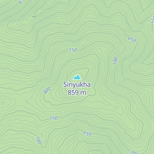 Map of Sinyukha