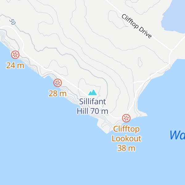 Map of Sillifant Hill