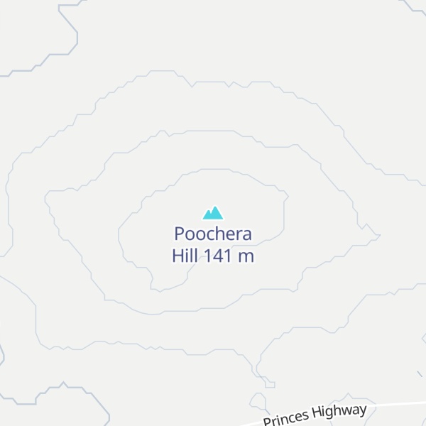 Map of Poochera Hill