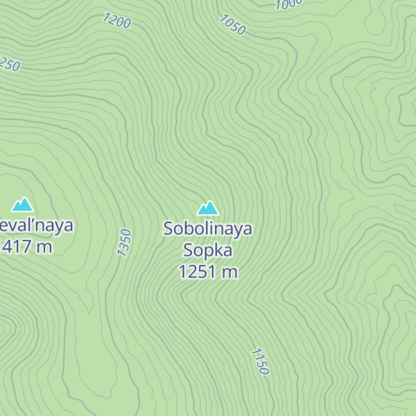 Map of Sobolinaya Sopka