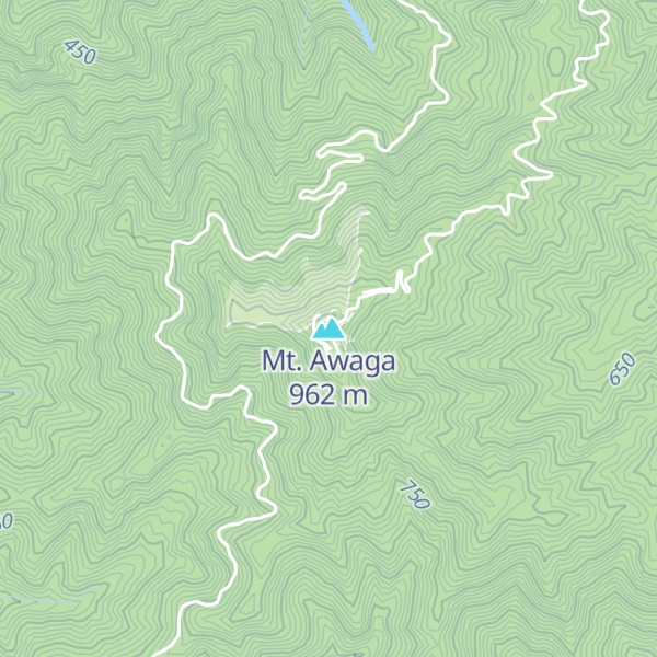 Map of Mt. Awaga