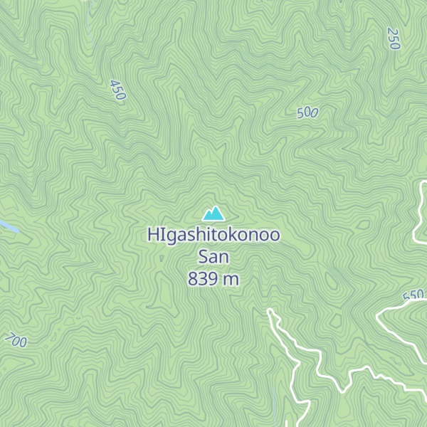 Map of HIgashitokonoo San