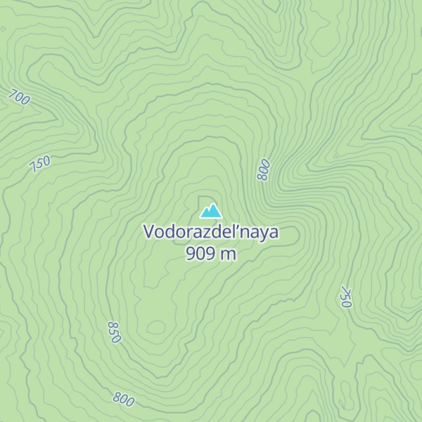 Map of Vodorazdel’naya