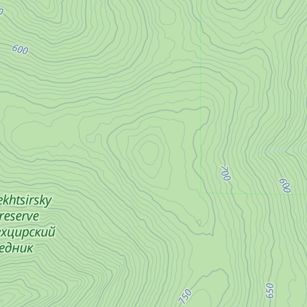 Map of Hrebtovaya
