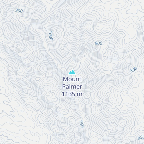 Map of Mount Palmer