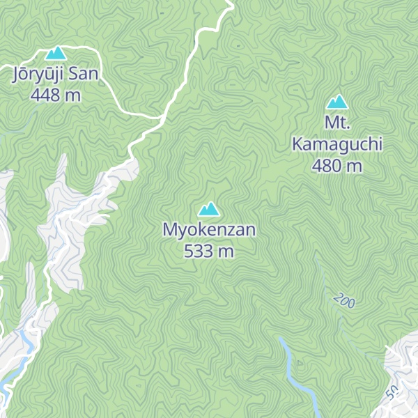 Map of Myokenzan
