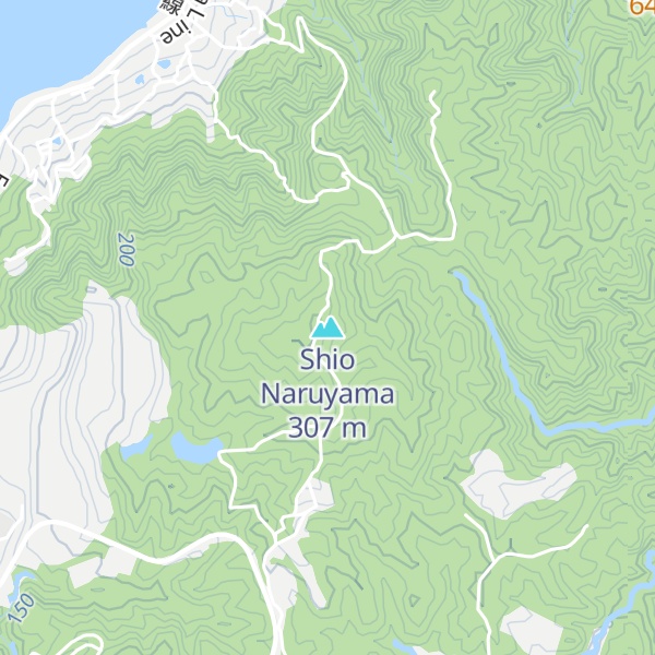 Map of Shio Naruyama