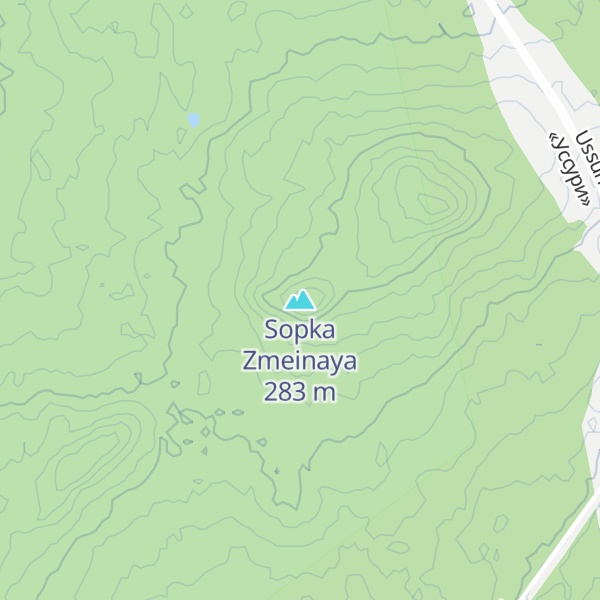 Map of Sopka Zmeinaya