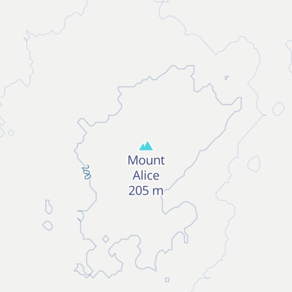 Map of Mount Alice
