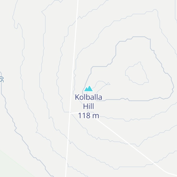 Map of Kolballa Hill